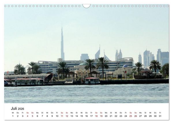 Produktbild: Dubai - Ein Erlebnis (Wandkalender 2026 DIN A3 quer), CALVENDO Monatskalender
