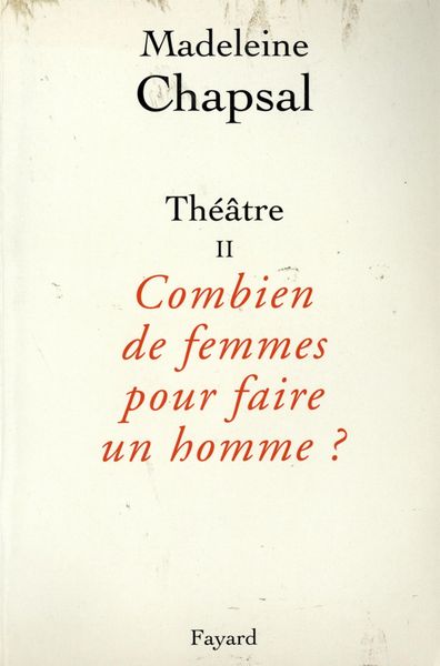 Produktbild: Th&eacute;&acirc;tre II Combien de femmes pour faire un homme ?