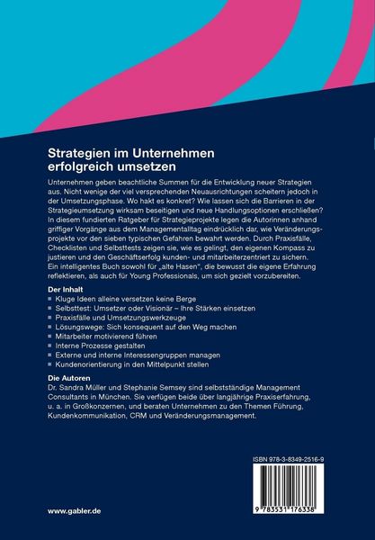 Produktbild: Strategien im Unternehmen erfolgreich umsetzen
