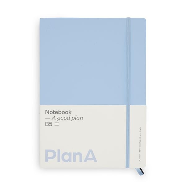 Produktbild: Notizbuch B5 Softcover French Blue Liniert, 128 Seiten