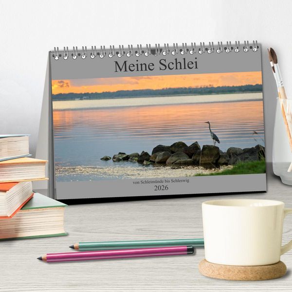 Produktbild: Meine Schlei 2026 (Tischkalender 2026 DIN A5 quer), CALVENDO Monatskalender