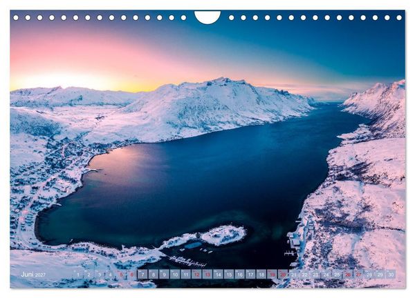 Produktbild: Troms&oslash; in der Polarnacht (Wandkalender 2027 DIN A4 quer), CALVENDO Monatskalender