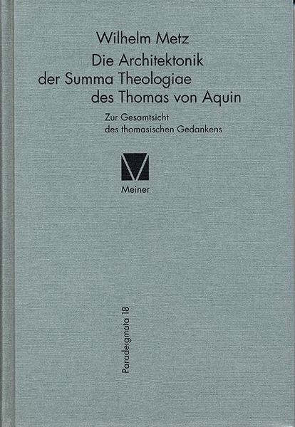 Produktbild: Die Architektonik der Summa Theologiae des Thomas von Aquin