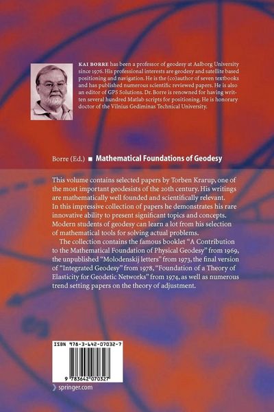 Produktbild: Mathematical Foundation of Geodesy