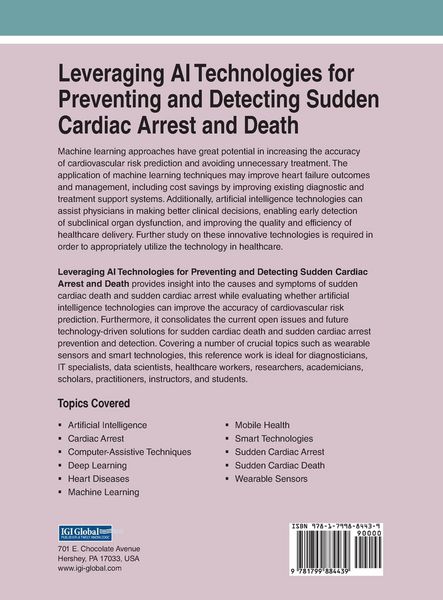 Produktbild: Leveraging AI Technologies for Preventing and Detecting Sudden Cardiac Arrest and Death