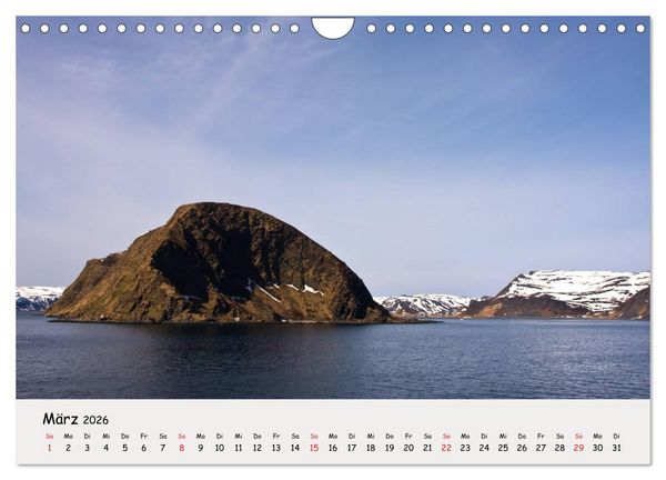 Produktbild: Auf dem Weg zum Nordkap (Wandkalender 2026 DIN A4 quer), CALVENDO Monatskalender