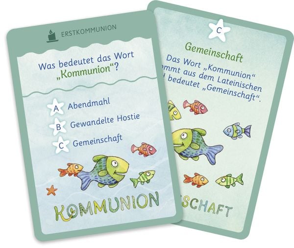 Produktbild: Der Wunschfisch. 50 x Spiel- und R&auml;tselspa&szlig; zur Erstkommunion