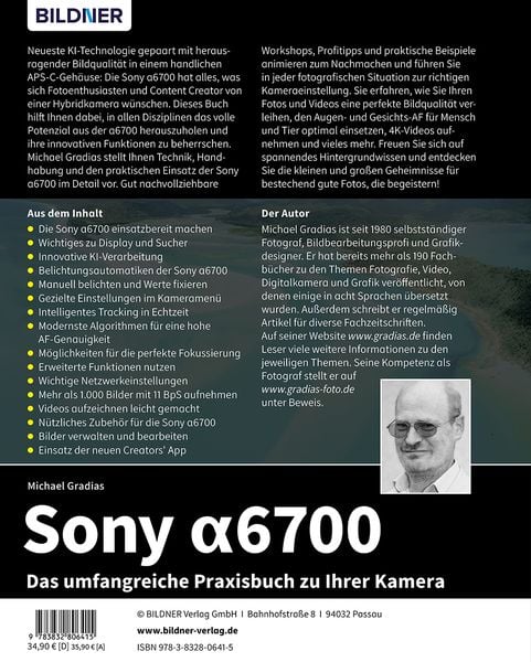 Produktbild: Sony alpha 6700: Das umfangreiche Praxisbuch zu Ihrer Kamera