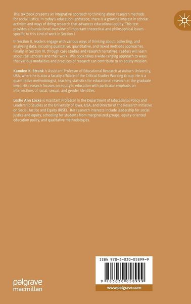 Produktbild: Research Methods for Social Justice and Equity in Education