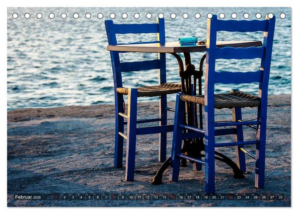 Produktbild: Griechische Momente (Tischkalender 2026 DIN A5 quer), CALVENDO Monatskalender