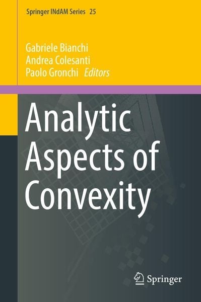 Produktbild: Analytic Aspects of Convexity