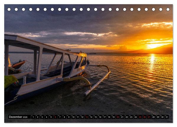 Produktbild: Bali Indonesien (Tischkalender 2026 DIN A5 quer), CALVENDO Monatskalender