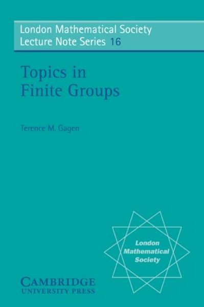 Produktbild: Topics in Finite Groups