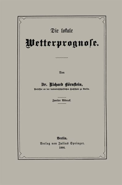 Produktbild: Die lokale Wetterprognose