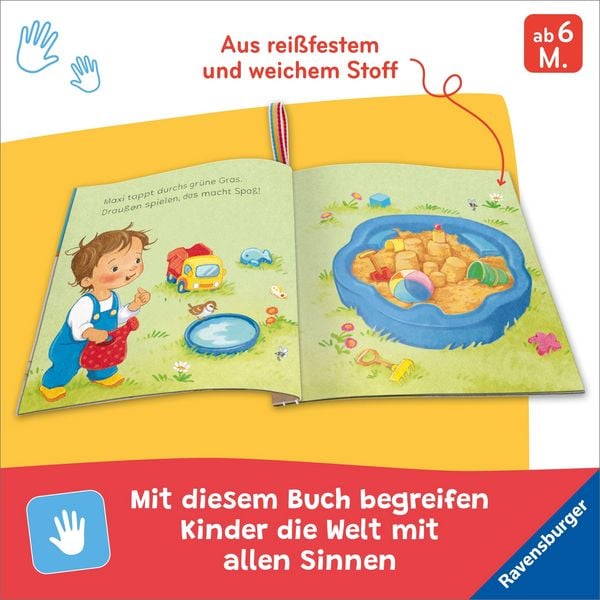 Produktbild: Mein Knuddel-Knautsch-Buch: Bei uns zu Hause