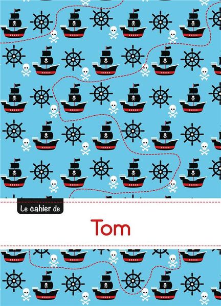 Produktbild: Cahier tom blanc,96p,a5 pirates