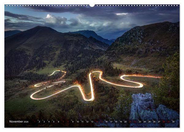 Produktbild: Zwischen Berg und Tal (Wandkalender 2026 DIN A2 quer), CALVENDO Monatskalender