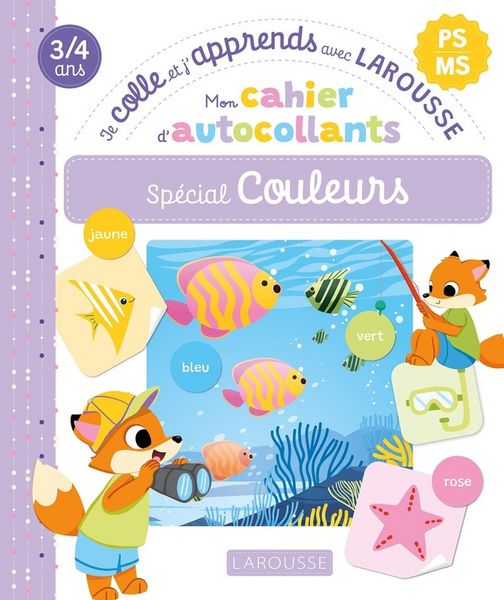 Produktbild: Mon cahier autocollants sp&eacute;cial couleurs : MS