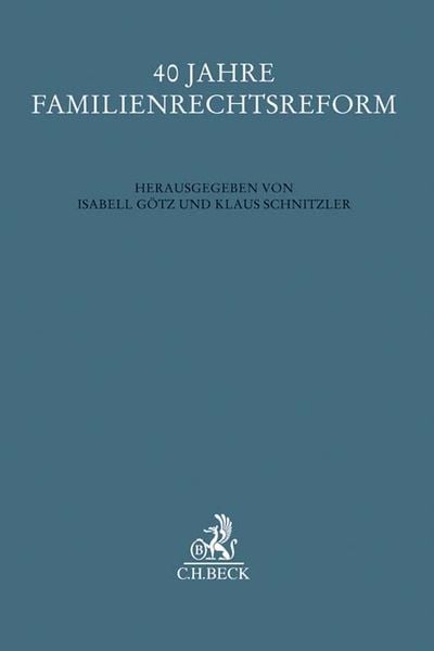 Produktbild: 40 Jahre Familienrechtsreform