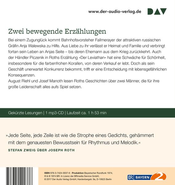 Produktbild: Stationschef Fallmerayer und Der Leviathan