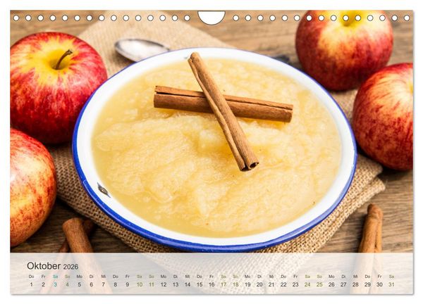Produktbild: ApfelZEIT - Nat&uuml;rlich k&ouml;stlich (Wandkalender 2026 DIN A4 quer), CALVENDO Monatskalender