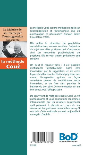 Produktbild: La ma&icirc;trise de soi-m&ecirc;me par l'autosuggestion consciente