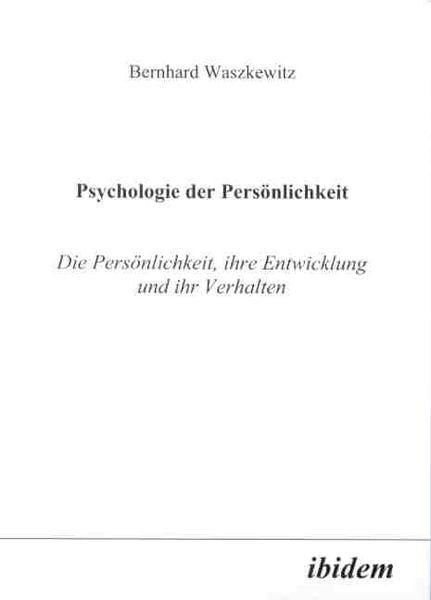 Produktbild: Psychologie der Pers&ouml;nlichkeit, m. CD-ROM
