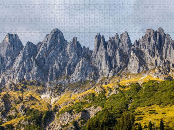 Produktbild: CALVENDO Puzzle Der Gamsleitenkopf und die Mandlw&auml;nde | 2000 Teile Lege-Gr&ouml;&szlig;e 90x67cm Foto-Puzzle f&uuml;r gl&uuml;ckliche Stunden