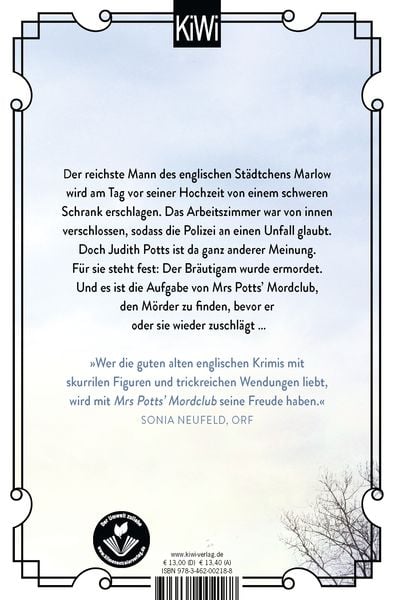 Produktbild: Mrs Potts’ Mordclub und der tote Bräutigam
