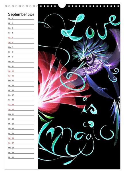 Produktbild: Textile Gewebekunst (Wandkalender 2026 DIN A3 hoch), CALVENDO Monatskalender