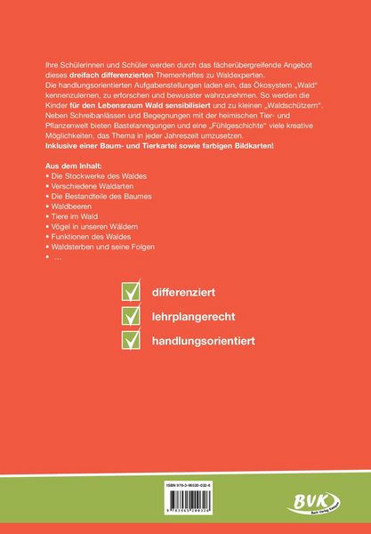 Produktbild: Themenheft Wald