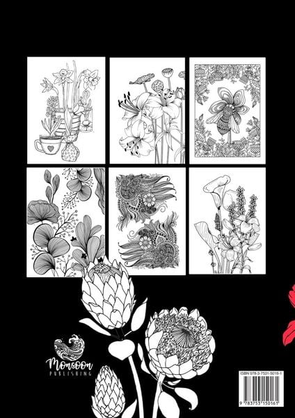 Produktbild: Blumen Malbuch f&uuml;r Erwachsene