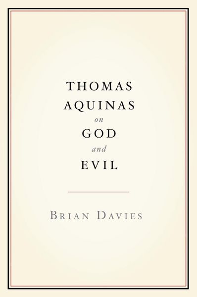 Produktbild: Thomas Aquinas on God and Evil