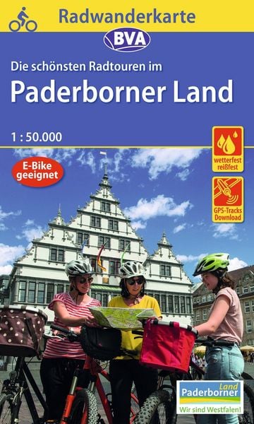 Produktbild: BVA Radwanderkarte Paderborner Land die sch&ouml;nsten Radtouren 1:50.000