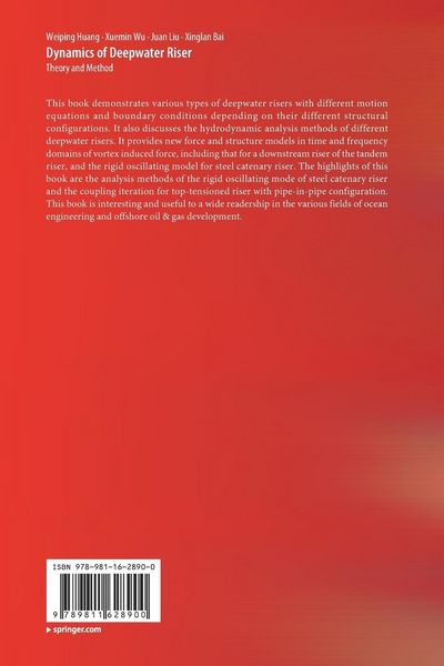 Produktbild: Dynamics of Deepwater Riser