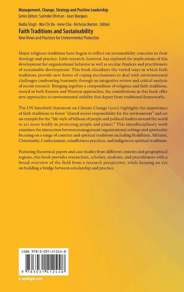 Produktbild: Faith Traditions and Sustainability