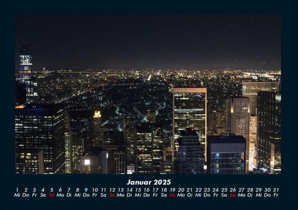 Produktbild: New York 2025 Fotokalender DIN A4