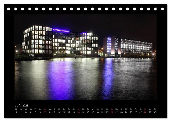 Produktbild: Extraschicht im Ruhrgebiet - Nachts ist es nicht dunkel! (Tischkalender 2026 DIN A5 quer), CALVENDO Monatskalender