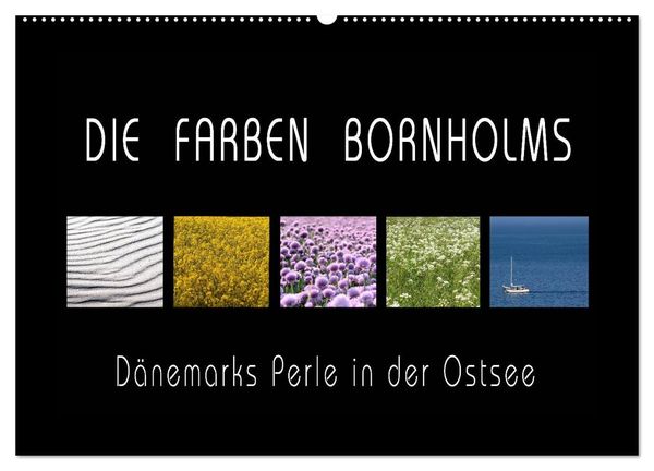 Die Farben Bornholms (Wandkalender 2024 DIN A2 quer), CALVENDO Monatskalender