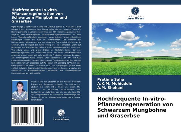Produktbild: Saha, P: Hochfrequente In-vitro-Pflanzenregeneration von Sch