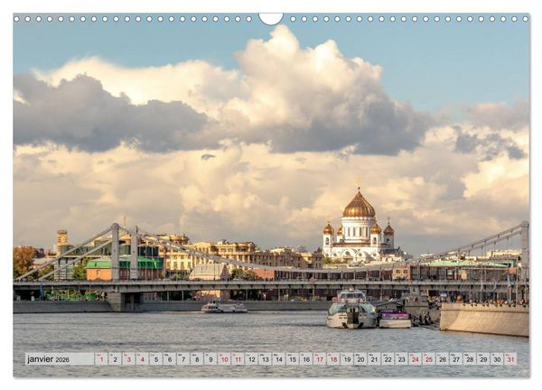 Produktbild: Perspectives de Moscou (Calendrier mural 2026 DIN A3 vertical), CALVENDO calendrier mensuel
