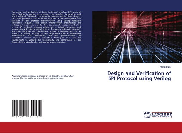 Produktbild: Design and Verification of SPI Protocol using Verilog