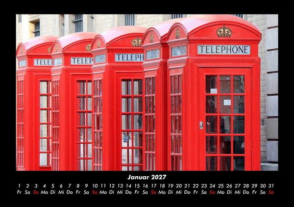 Produktbild: London 2027 Fotokalender DIN A3
