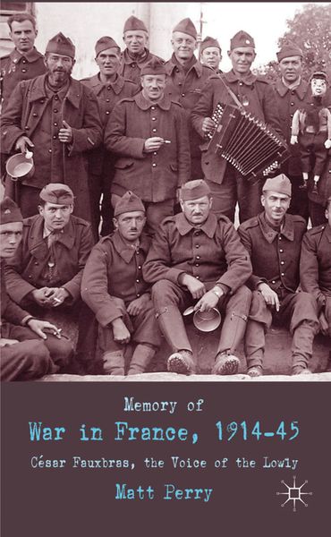 Produktbild: Memory of War in France, 1914-45