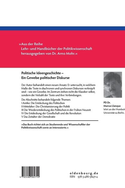 Produktbild: Politische Ideengeschichte &ndash; Ein Gewebe politischer Diskurse