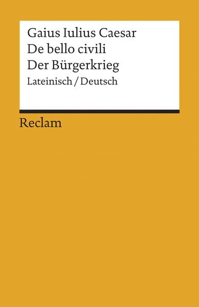 Produktbild: De bello civili / Der B&uuml;rgerkrieg