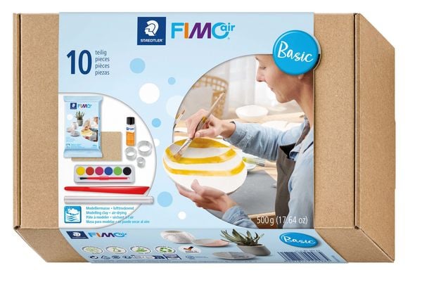 Produktbild: STAEDTLER Bastelset FIMOair 81 Set Lufttrocknende Modelliermasse
