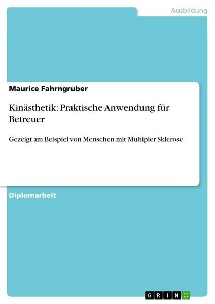 Produktbild: Kin&auml;sthetik: Praktische Anwendung f&uuml;r Betreuer