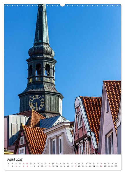 Produktbild: Hansestadt Stade - Historische Stadt an der Elbe (Wandkalender 2026 DIN A2 hoch), CALVENDO Monatskalender