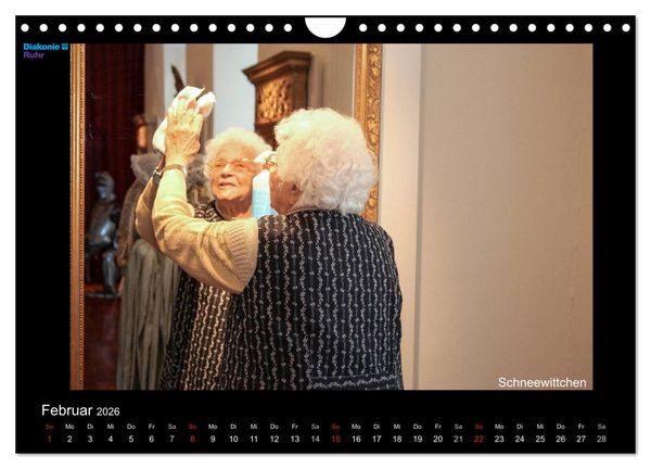 Produktbild: "Sch&ouml;nheit im Alter" - die Feierabendh&auml;user zu Gast im M&auml;rchenland der Br&uuml;der Grimm (Wandkalender 2026 DIN A4 quer), CALVENDO Monatskalender